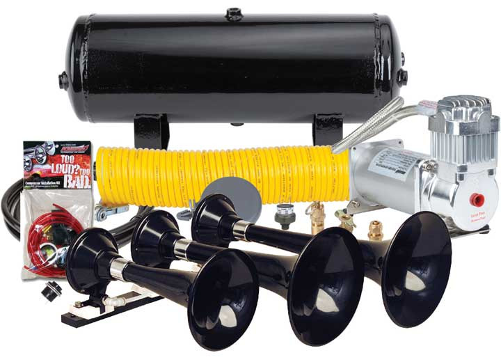 Kleinn Air Horns - Pro Blaster Triple Train Horn Kit - HK7
