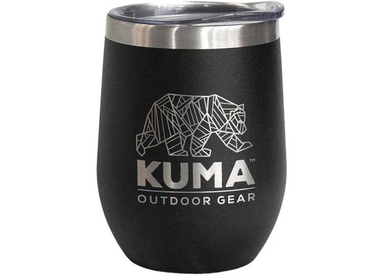 Kuma Outdoor Gear - Wine Tumbler  Black - 206-KM-WT-BB