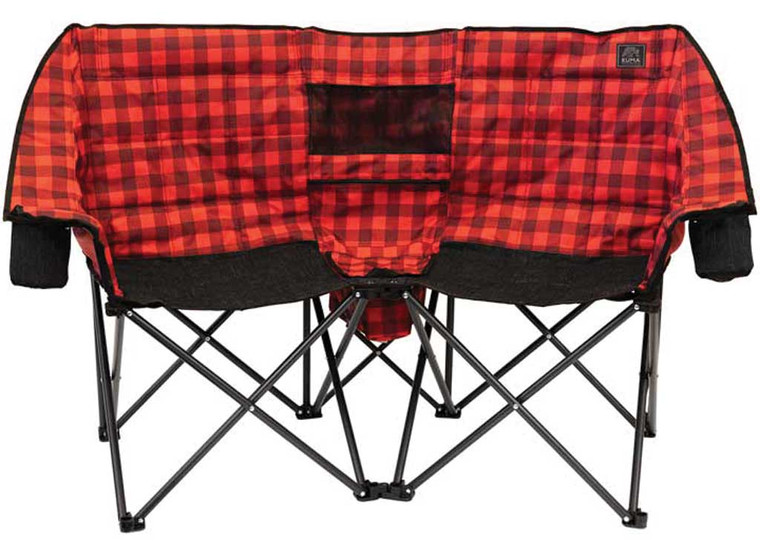 Kuma Outdoor Gear - Kozy Bear Chair  Red/black - 872-KM-KBDC-RB