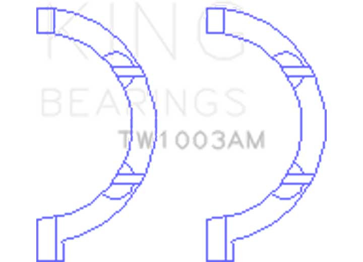 King Engine Bearings - Thrust Washer - TW1003AM