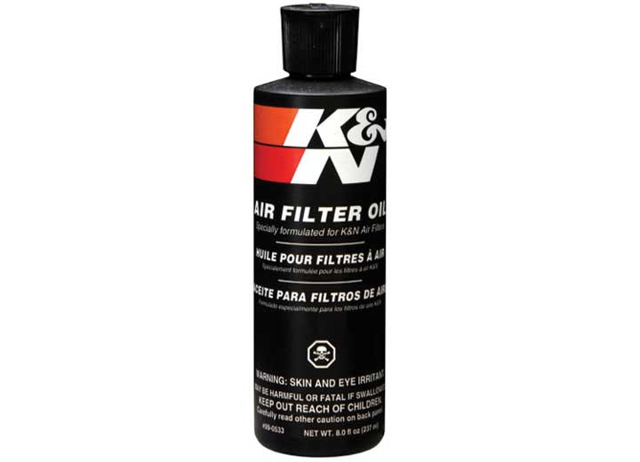 K&N Filters - Filter Oil; 8 Oz Squeeze Bottle - 99-0533