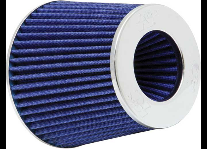 K&N Filters - 6in Od B X 5inh W/4in 31/2in 3india Flg W/inverted Filter Top Universal Chrom - RG-1001BL