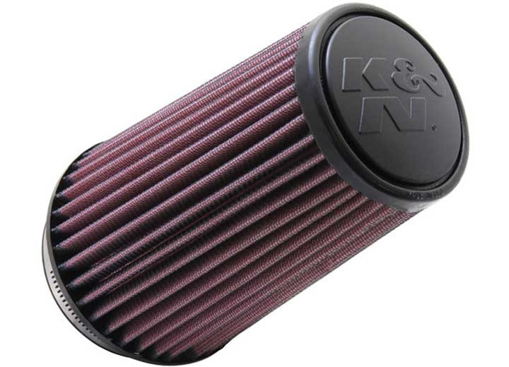 K&N Filters - Universal Rubber Round Tapered Air Filter: 31/2in Flg 45/8in Base 31/2in Top 7in H - RU-3130