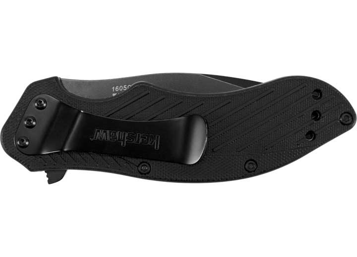 Kershaw Knives - Clash  Blk/blk Serrated Pocket Knife  Box - 1605CKTST