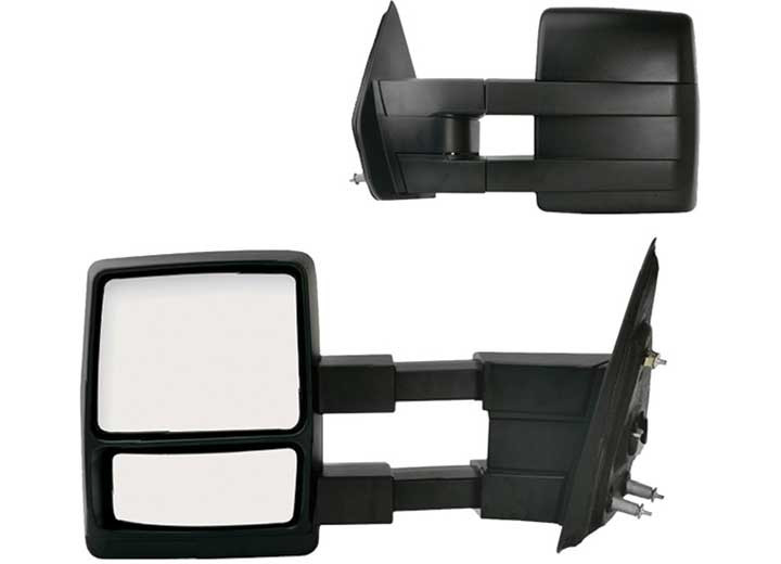 K-Source - 0412 Ford F150 Pr Manual Oe Mirror Extendable Towing Textured Cover - 61187-88F
