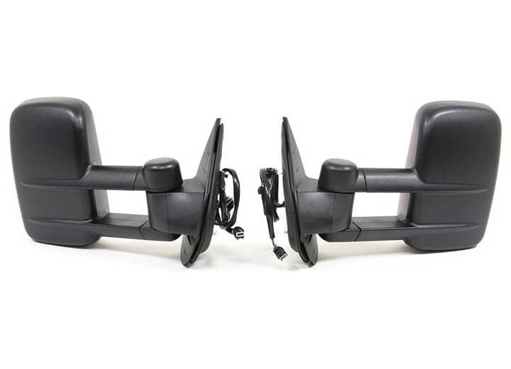 K-Source - 0713 Silverado/sierra Pr Heated Pwr Fldawy Oe Mirror Blk Extendable Towg W/turn Signl Dual Glas - 62093-94G