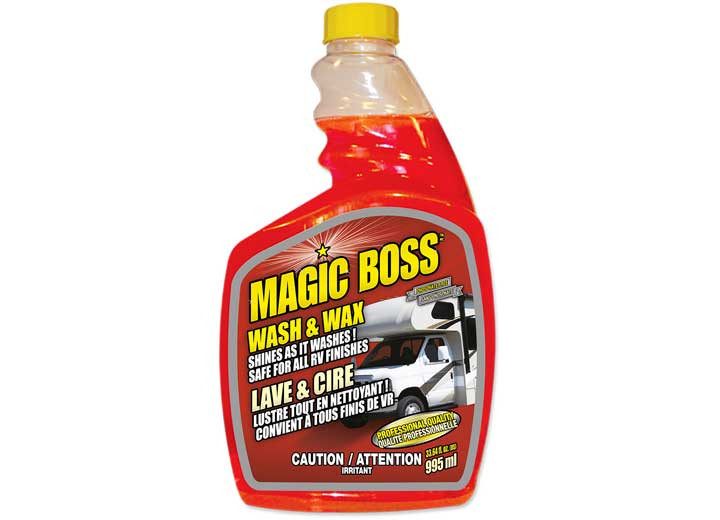 RV BOSS - (box Of 12) Wash + Wax (995ml) - 1300