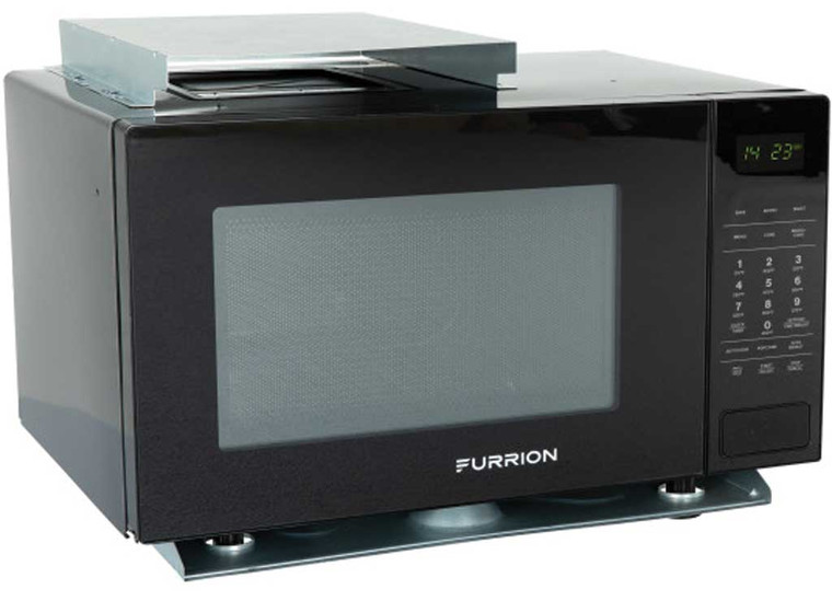 Lippert - Furrion 0.9 Cuft Builtin Airfry Microwave Under Counter Door Lock Blk - 2023082366