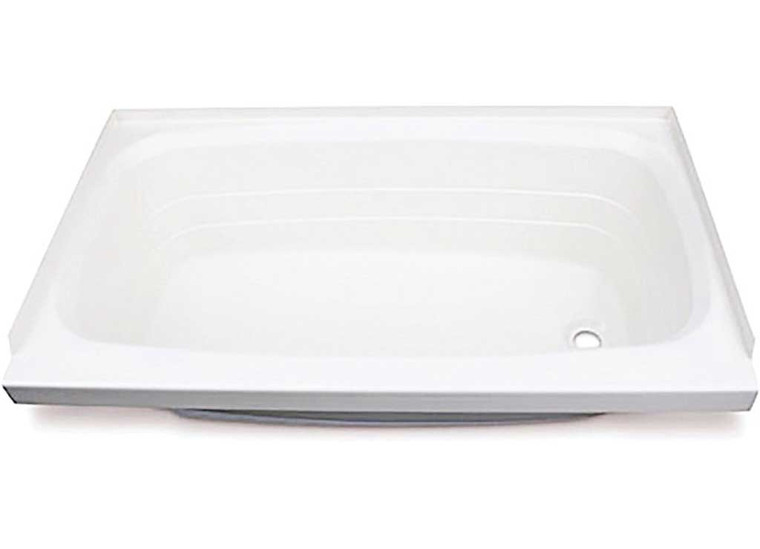 Lippert - 24in X 46in Bathtub; Right Drain  White - 209683