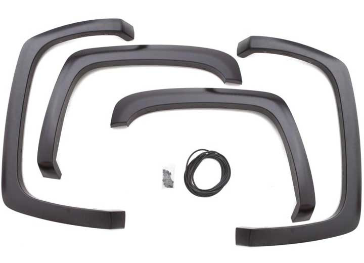 Lund - 0714 Sierra 2500/3500 Sxsport Style 4pc Standard Fender Flare Elite Series Black - SX110T