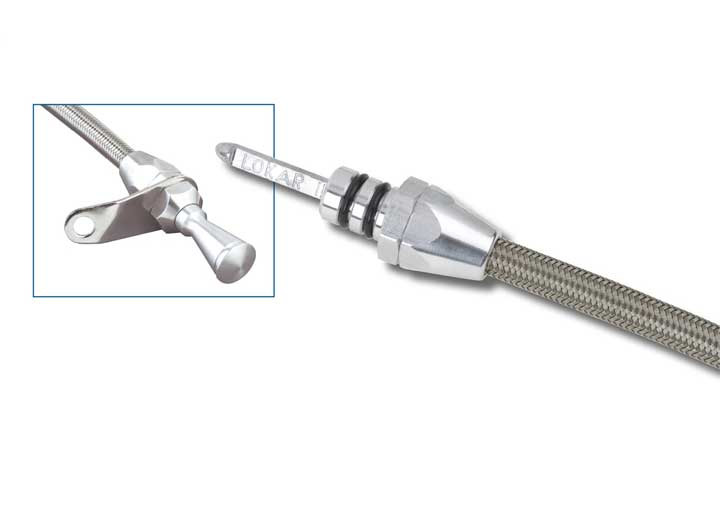Lokar - Hitech Flexible Braided Stainless Transmission Dipstick - TD-3350TM