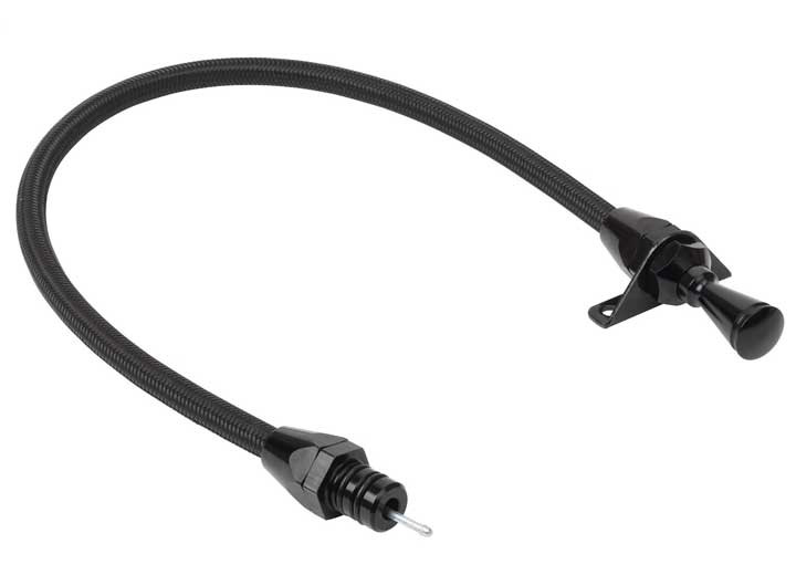 Lokar - Midnight Series Hitech Flexible Braided Stainless Transmission Dipstick - XTD-3350400FM