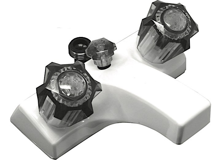 Lasalle Bristol - Utopia 4in White Lavshower Valvesmoked Handles Made In Usa 5 Year Warranty - 20373W21