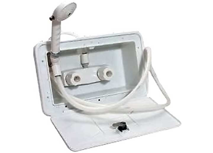 Lasalle Bristol - Exterior Shower Box W/hose Polar White - 74800601W