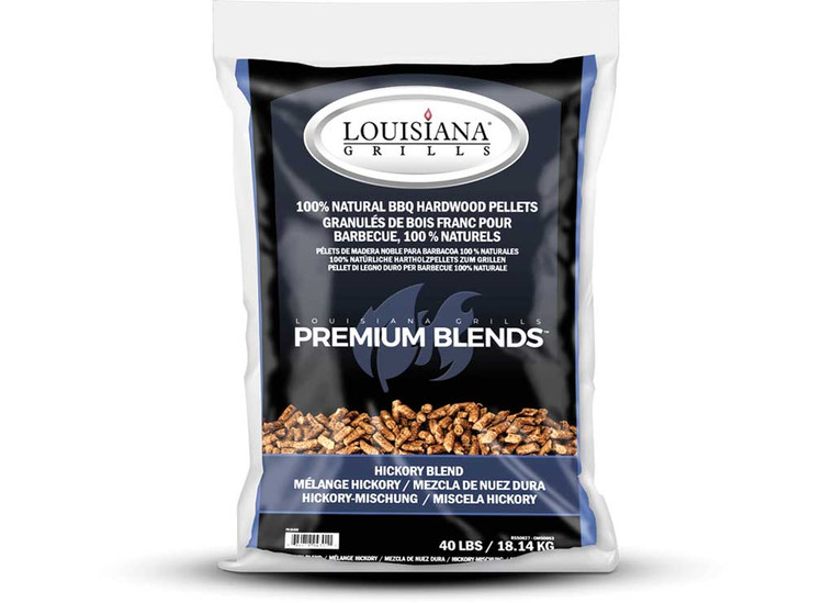 Louisiana Grills - 2021 Louisiana Grills 40 Lb  Hickory Grill Fuelwood Pellets - 55406