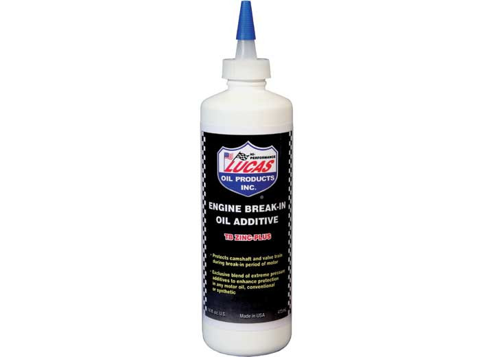 Lucas Oil - Engine Break In Oil Additive 16 Ounce Case Of 12 - 10063