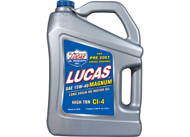 Lucas Oil - Sae 15w40 Magnum Motor Oil 1 Gallon Case Of 4 - 10076