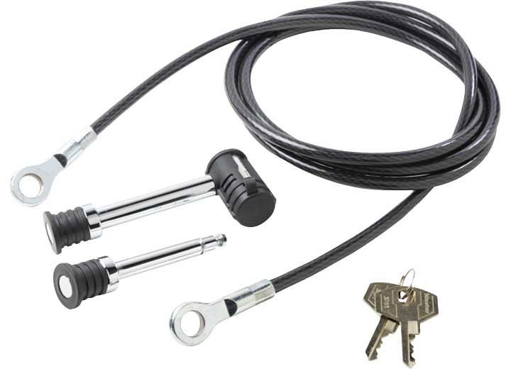 Master Lock - 5/8in & 1/2in Swivel Head Lock W/8ft Cable - 1470DAT