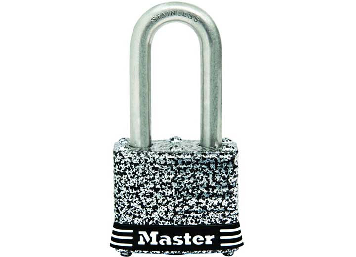 Master Lock - Laminated Stainless Steel Padlock 1 9/16in X 1 1/2in - 3SSKADLFHC