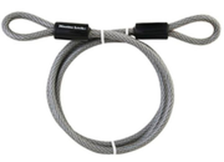 Master Lock - 6ft (1.8m) 3/8in (10mm) Diameter Braided Steel Cable - 78DPF
