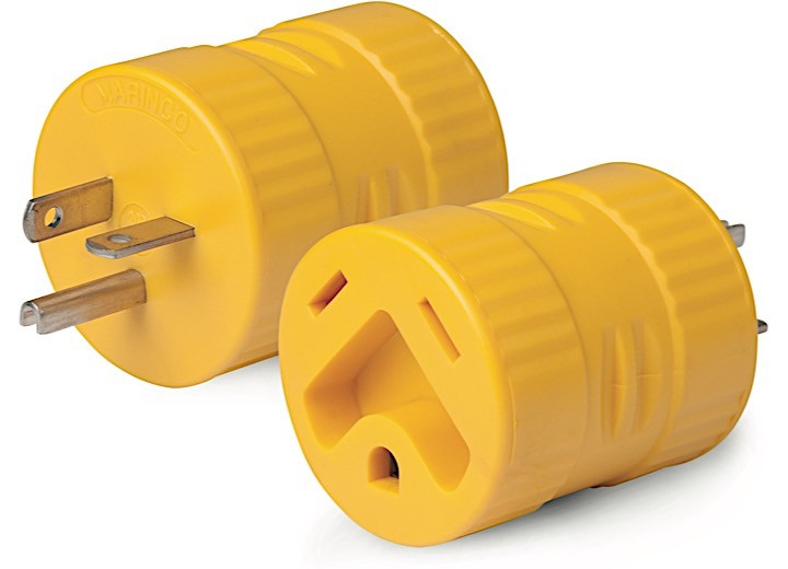 Park Power - Rv Generator Adapter 20a Straight Blade Plug To 30a Rv Connector - 126A