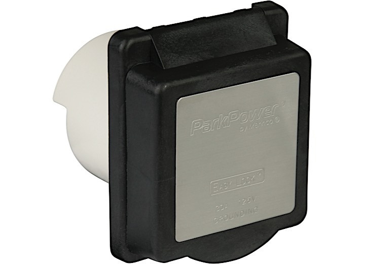 Park Power - 30a 125v Standard Rv Power Inlet Black - 301ELRV.BLK