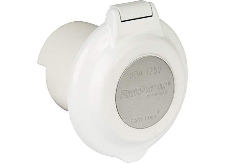 Park Power - 30a 125v Contoured Rv Power Inlet - 304EL-BRV