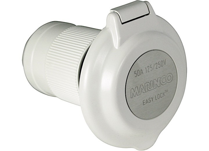 Park Power - 50a 125/250v Contoured Rv Power Inlet - 6344EL-BRV