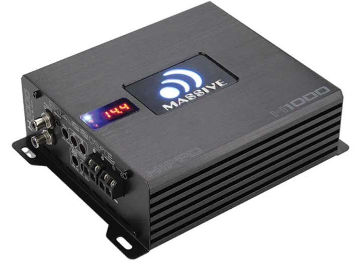 Massive Audio - 1050 Watts Rms @ 1 Ohm Mono Block Amplifier - H1000
