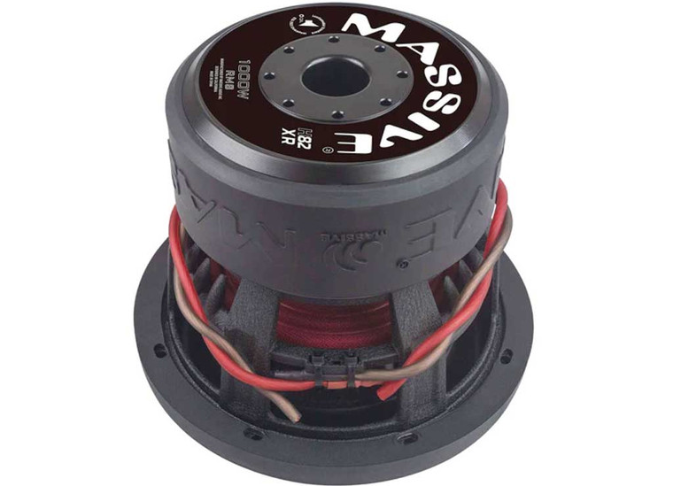 Massive Audio - 8in 1000 Watts Rms Dual 2 Ohm Subwoofer - H82XR