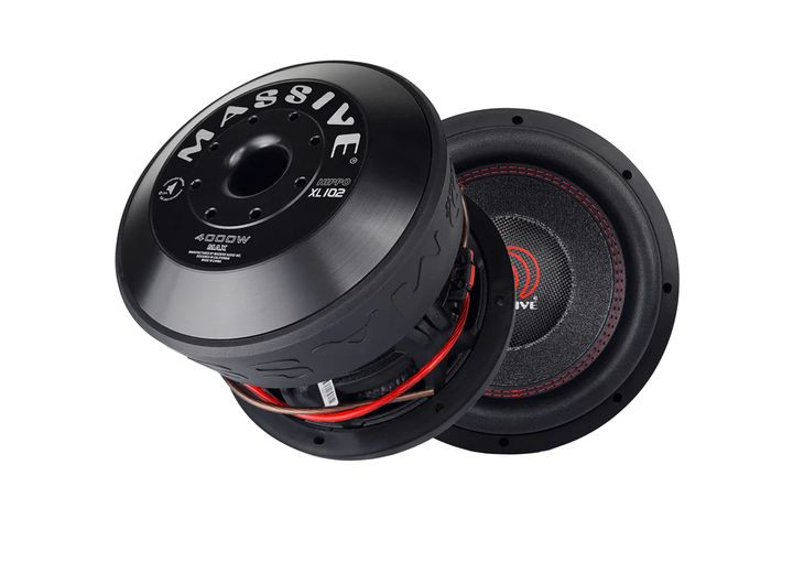 Massive Audio - 12in 2000 Watts Rms Dual 2 Ohm Mega Subwoofer - HIPPOXL102