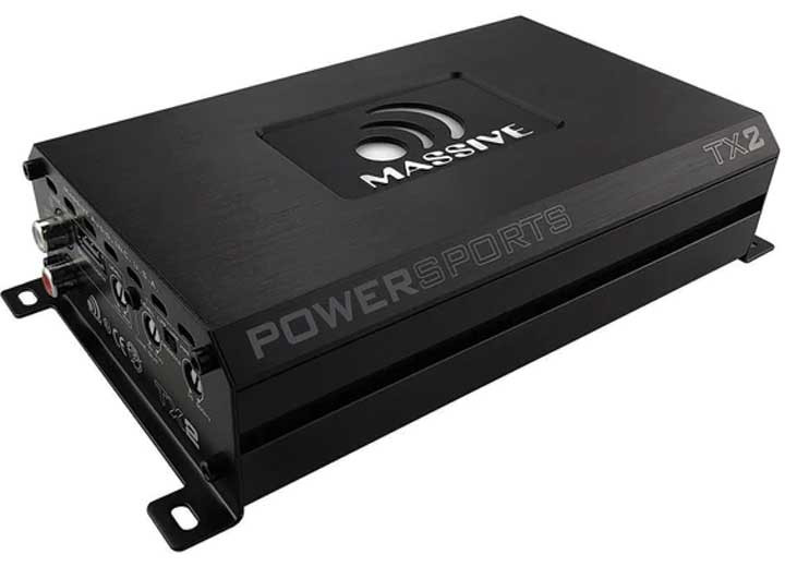 Massive Audio - 120 Watts X 2 Rms @ 4 Ohm Full Range Bluetooth Marine Amplifier - TX2