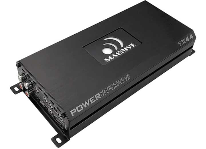 Massive Audio - 120 Watts X 4 @ 4 Ohm Rms Marine 4 Channel Amplifier - TX44