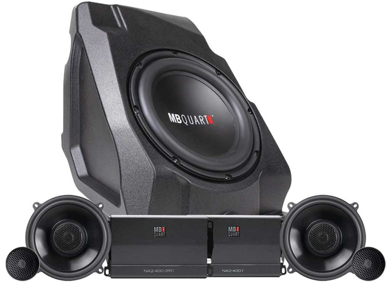 MB Quart - 20202024 Polaris Rzr Pro Xp/pro R/turbo R 800w Stg 3 Tunedride Commandupgrade Existing Oem Audio - MBQRP-STG3-RC-UP-1