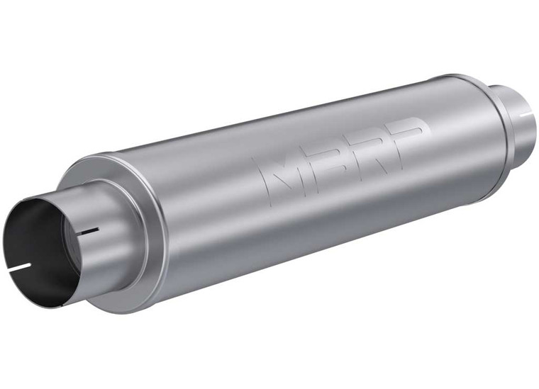 MBRP - Unv. Aluminum 4 Inlet/outlet Quiet Tone Muffler 24 Body 6 Diameter 30 Overall - M1004A