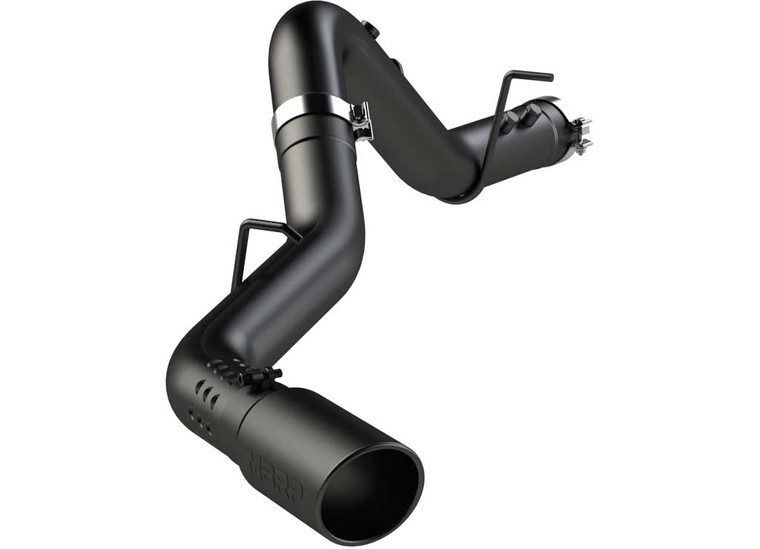 MBRP - 20c Gmc/chevy 2500/3500 6.6l Duramax Black Coated As 4 In Filter Back Single Side Exit - S6059BLK