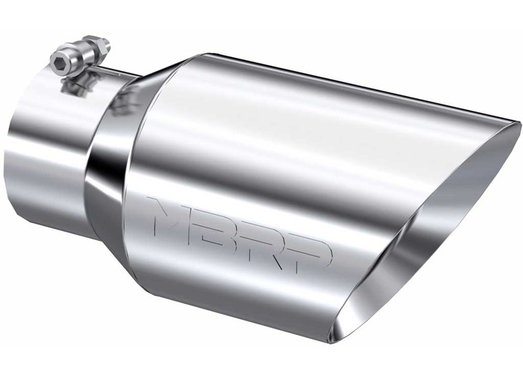 MBRP - 6 O.d. Dual Wall Angled 12 Length 4 Inlet Cla - T5072