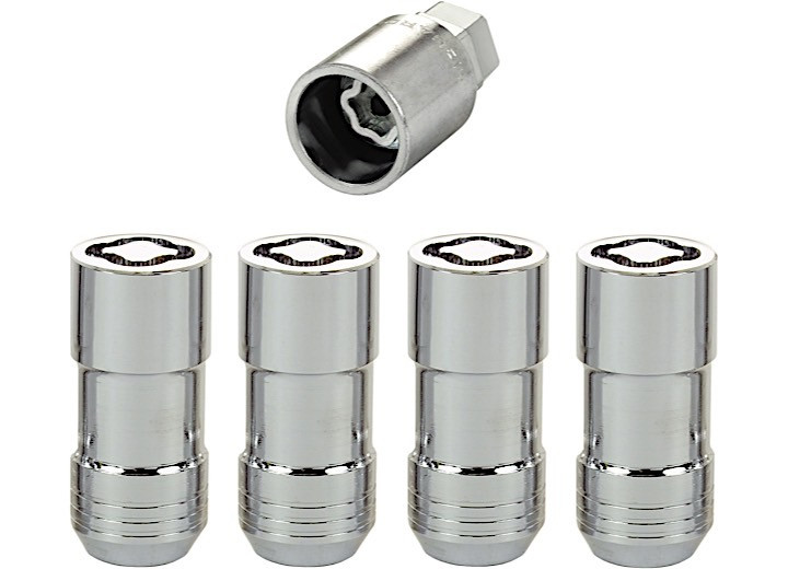 McGard - Wheel Lock Set M14x1.5 Nut Cone Seat Dual 21mm & 22mm Hex 1.965 In Oal Chrome - 24210