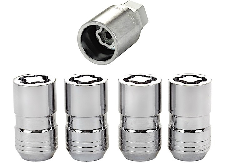 McGard - Wheel Lock Set M14x1.5 Nut Cone Seat Dual 21mm & 22mm Hex 1.639 In Oal Chrome - 24215