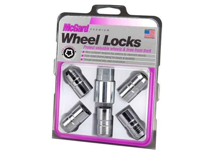 McGard - 5lock Wheel Lock Set M14x1.5 Nut Cone Seat Dual 21mm & 22mm Hex 1.639 In Oal - 24515