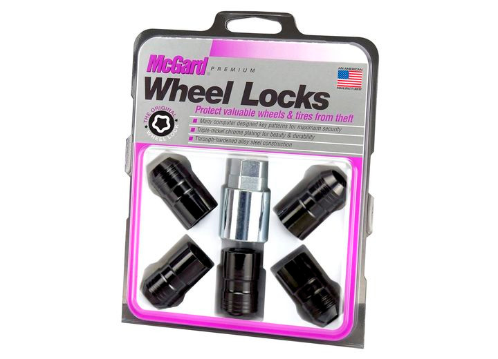 McGard - 5lock Wheel Lock Set M14x1.5 Nut Cone Seat Dual 21mm & 22mm Hex 1.639 In Oal - 24516