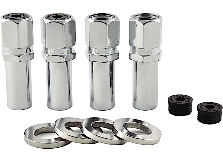 McGard - Hex Lug Nut 1/220 Drag Racing Ctr Washer Xlng 1.365 In Shk 13/16 Hex 2.475 - 63004