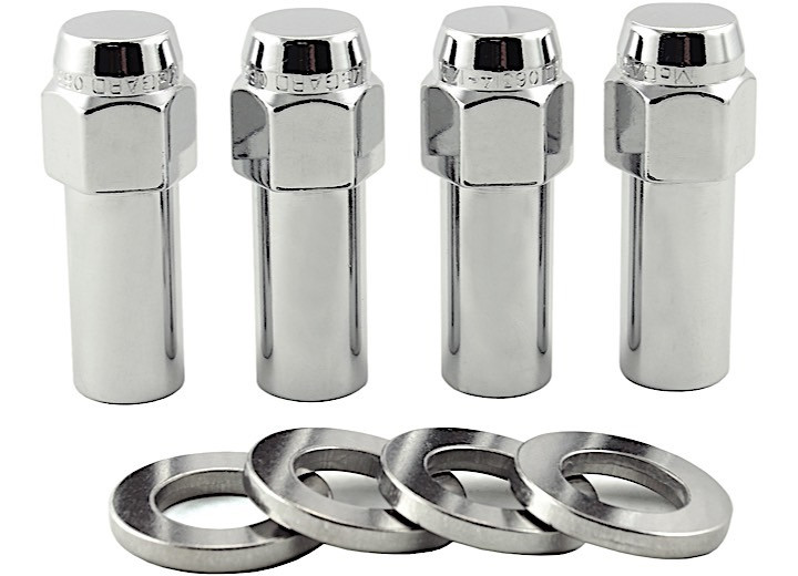 McGard - Hex Lug Nut 7/1620 Ctr Washer Xlng 1.365 In Shk 13/16 Hex 2.27 In Oal Chrom - 63015