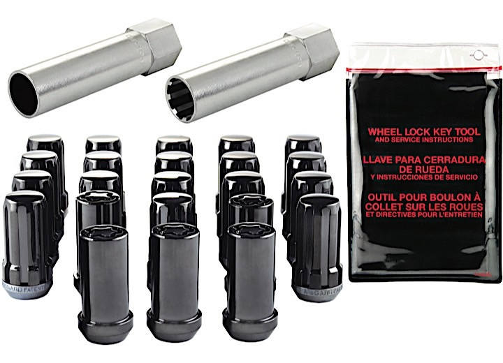 McGard - Tuner/splinedrive Install Kit 23pc Jeep 1/220 Cone Seat W/whl Lks13/16 Hex - 65562BK