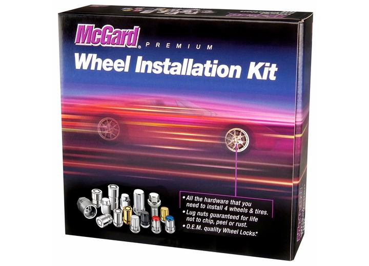 McGard - Tuner/splinedrive Install Kit 23pc Jeep Jl M14x1.5 Cone Seat W/whl Lks22mm H - 65585BK