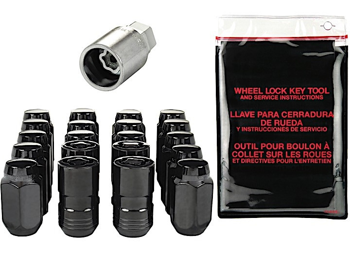 McGard - 5 Lug Hex Install Kit M14x1.5 Cone Seat W/wheel Lks 22mm Hex 1.635 In Oal Blac - 84527