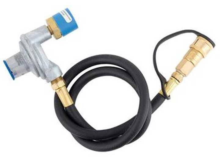 Marshall Excelsior - 2 Stage Lp Gas Regulator W/36in Hose 1in20 Inlet X 3/8in F Qcc Pkgd - MEGR-153-36QDP