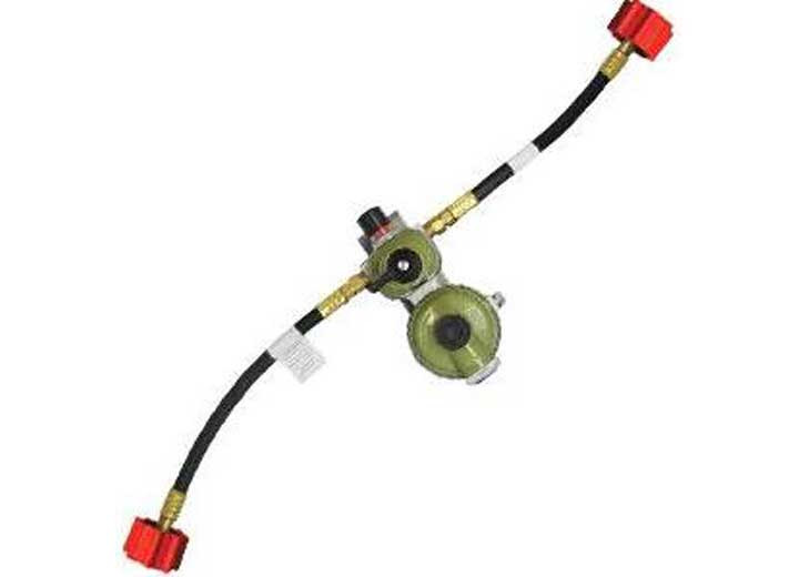 Marshall Excelsior - 2 Stage Excelaflo Auto Changeover Regulator 1/4in Inv Flare X 3/8in Fnpt High C - MEGR-253HP-PT24