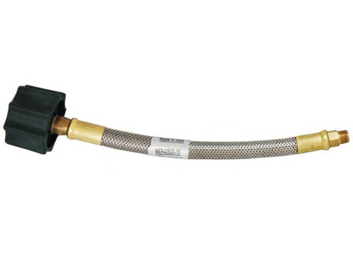 Marshall Excelsior - High Flow Thermo Pigtail 1/4ininv Flare X Qcc Stainless Steel 15in Oal Pkgd - MER425SS-15P