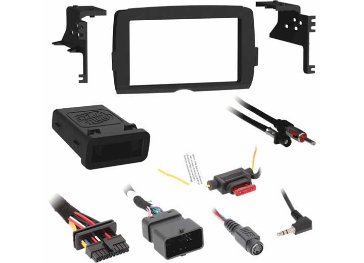 Metra - 14c Harleydavidson Flh/flt Aftermarket Radio Replacement Interface Box And Components. - BC-HDR-K1